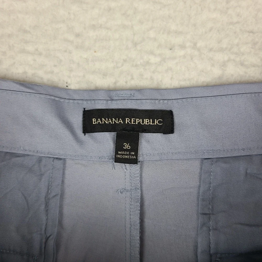 Banana Republic Shorts Mens 36 Steel Blue 8